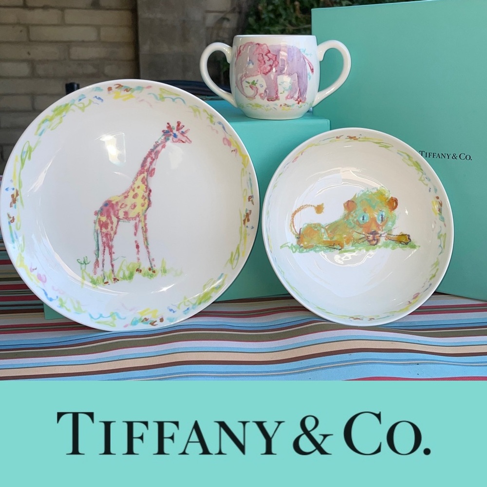 SOLD/ 🎉HOST PICK🎉 Tiffany Baby “Jungle China Set - Picture 1 of 10